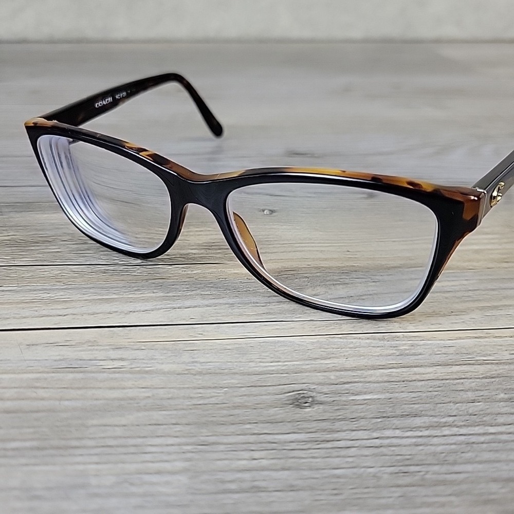 COACH NEW YORK HC6129 5446 Black/Brown Tortoise‎ Eyeglasses Frame 52-16-140